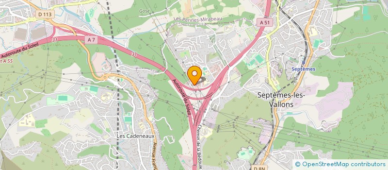 localisation de l'entreprise GIE SEPTIBUS à SEPTEMES LES VALLONS