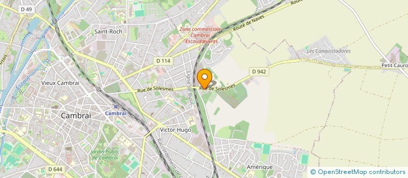 localisation de l'entreprise GIE SERVICE PROPANE CITERNES à CAMBRAI