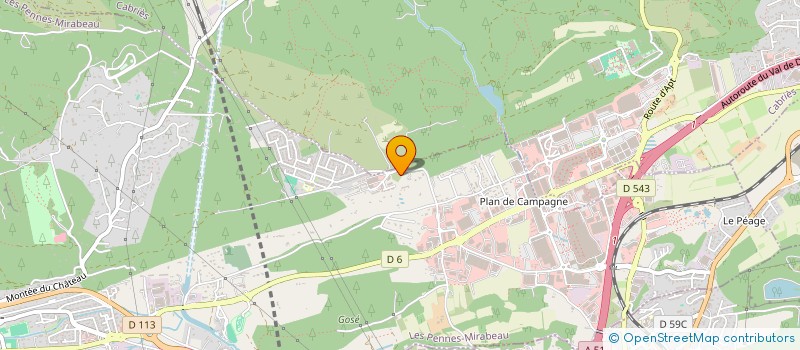 localisation de l'entreprise GIE SERVOGEST à LES PENNES-MIRABEAU