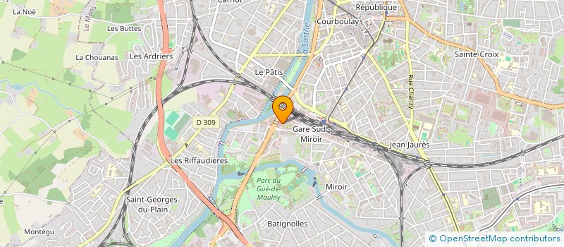 localisation de l'entreprise GIE SESAM VITALE  LE MANS