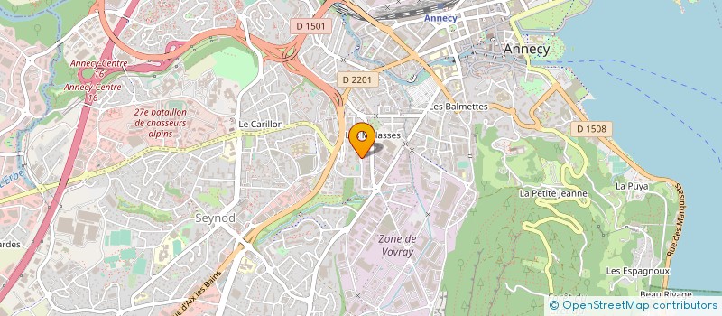 localisation de l'entreprise GIE SEYNOD  ANNECY