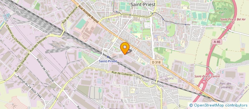 localisation de l'entreprise GIE SOBECA-BIR-CTP LIGNES HTB  JONAGE