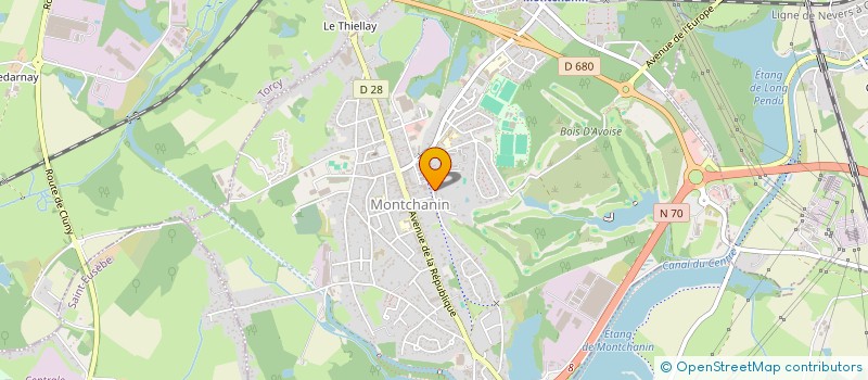 localisation de l'entreprise GIE SOC EQUIPEMENTS RESEAUX ELECTRIQUES à MONTCHANIN