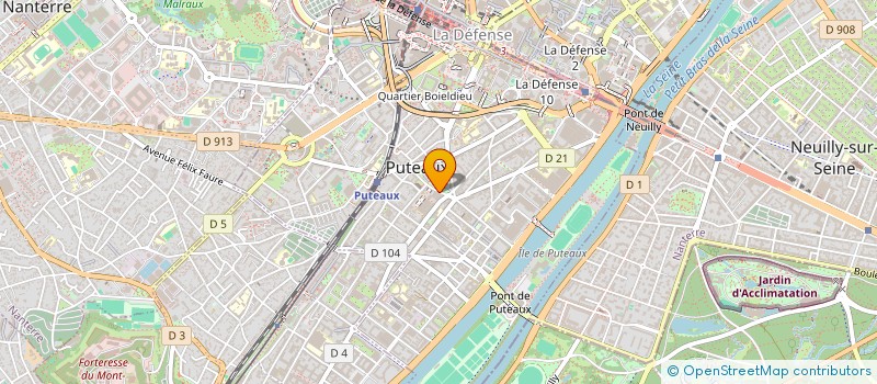 localisation de l'entreprise GIE SOCETEC CHANTECOQ à PUTEAUX