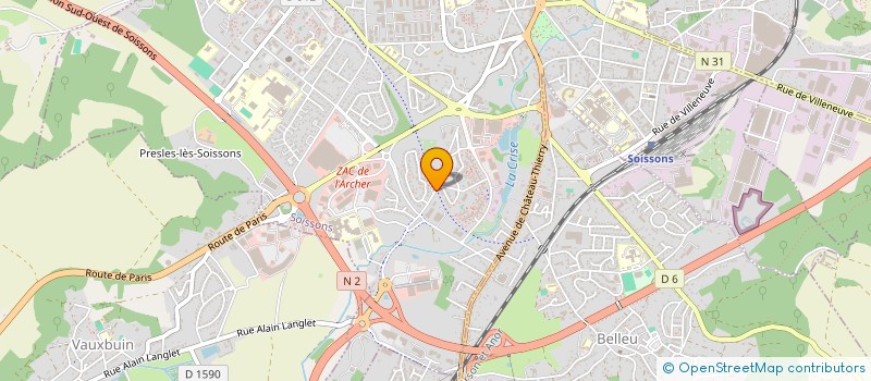 localisation de l'entreprise GIE SOISSONS à SOISSONS