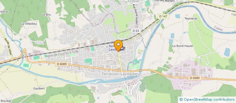 localisation de l'entreprise GIE SOLUTIONS ENTREPRISES  TERRASSON-LAVILLEDIEU