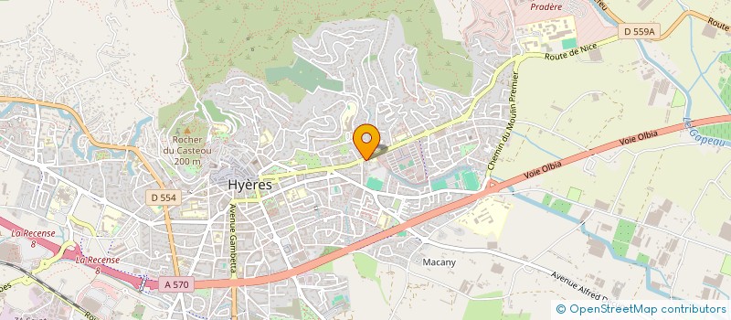 localisation de l'entreprise GIE SUD VET à HYERES