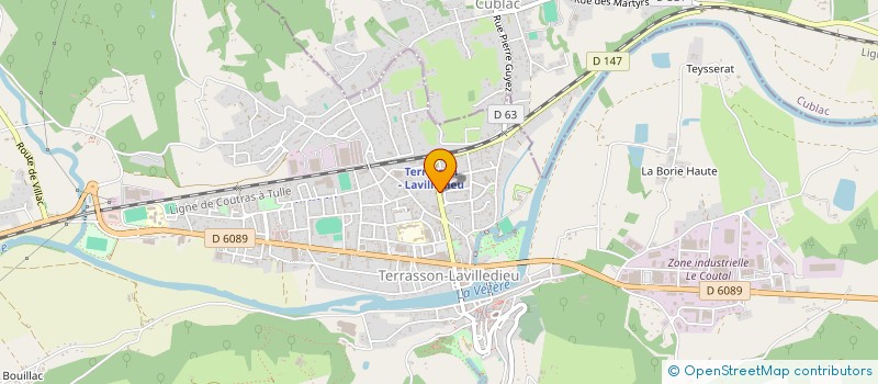 localisation de l'entreprise GIE SYNERGIE MANAGERS à TERRASSON-LAVILLEDIEU