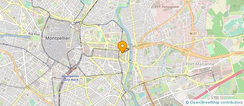 localisation de l'entreprise GIE SYNERPOLES à MONTPELLIER