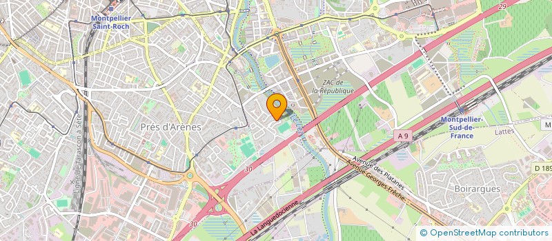 localisation de l'entreprise GIE SYSTEMES D'INFORMATION ET NUMERIQUE  MONTPELLIER