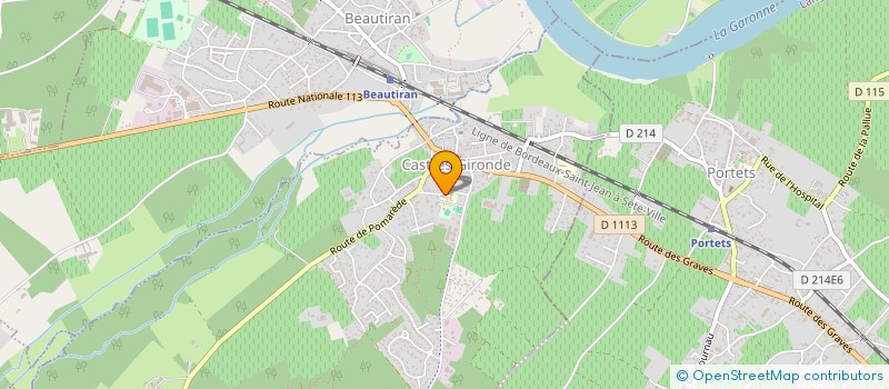 localisation de l'entreprise GIE TAXI DU SUD OUEST  CASTRES GIRONDE