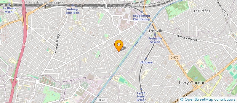 localisation de l'entreprise GIE TAXI ILE DE FRANCE à AULNAY-SOUS-BOIS