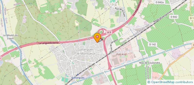 localisation de l'entreprise GIE TAXIS BOILEAU  ABC  GALLARGUES-LE-MONTUEUX