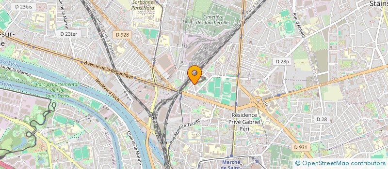 localisation de l'entreprise GIE TAXIS PARISIENS ARTISANS GROUPES à SAINT-DENIS