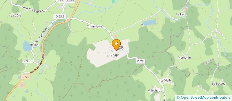 localisation de l'entreprise GIE TERRE FERME  LES SALLES