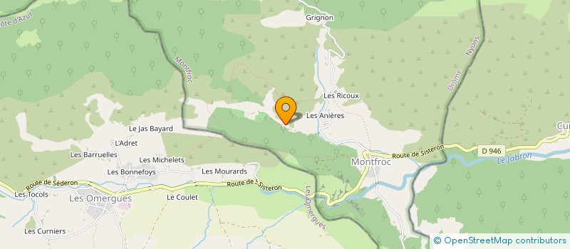 localisation de l'entreprise GIE TILLEUL OFFICINA DES BARONNIES  MEVOUILLON