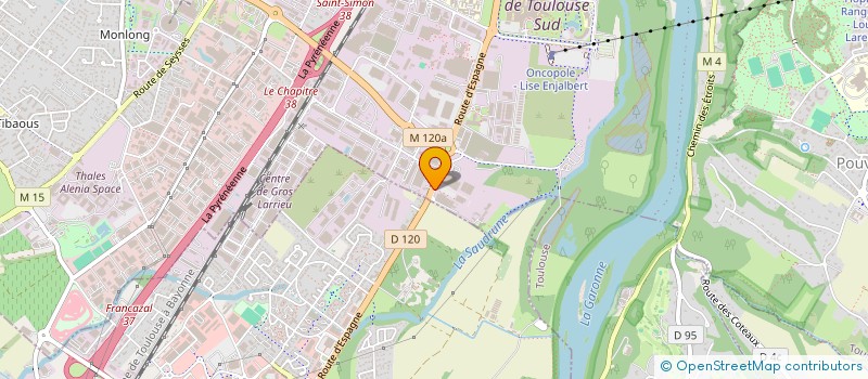 localisation de l'entreprise GIE TOULOUSE SUD à TOULOUSE