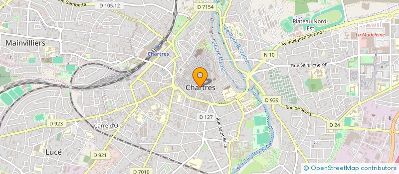 localisation de l'entreprise GIE TRAITEMENT ET VALORISATION ENERGETIQUE (TVE) à CHARTRES