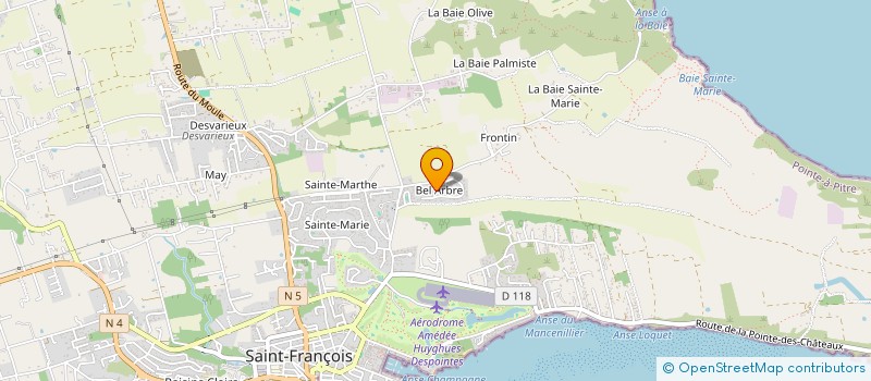 localisation de l'entreprise GIE UNION SUD QUAINCAILLERIE à SAINT-FRANCOIS