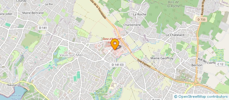 localisation de l'entreprise GIE VAUX SUR MER  VAUX-SUR-MER