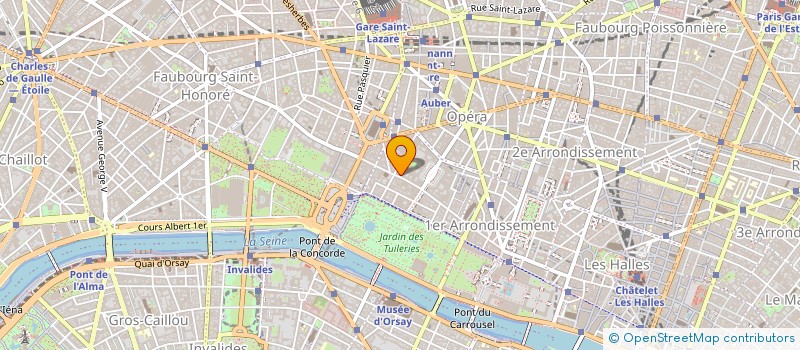 localisation de l'entreprise GIE VCF GESTION à PARIS