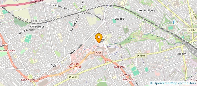 localisation de l'entreprise GIE VILLEAM  LIEVIN