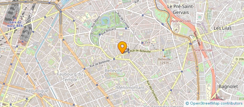 localisation de l'entreprise GIE VILLETTE  PARIS