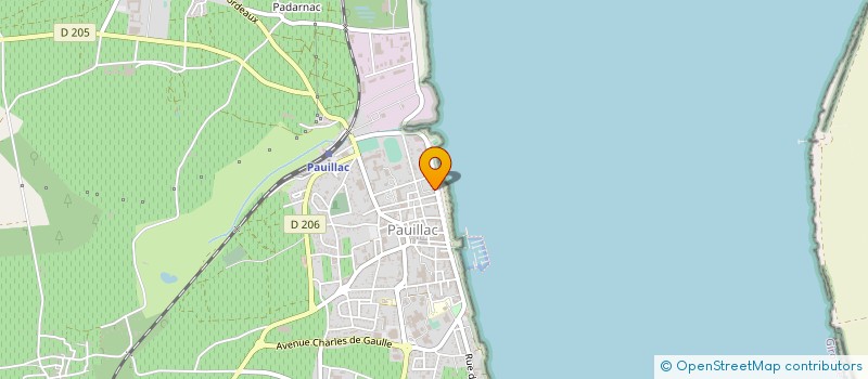 localisation de l'entreprise GIE VINICOLE DE PAUILLAC  PAUILLAC