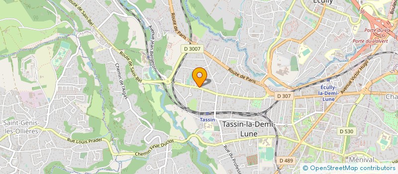 localisation de l'entreprise GIE WARNING NETWORK à TASSIN-LA-DEMI-LUNE