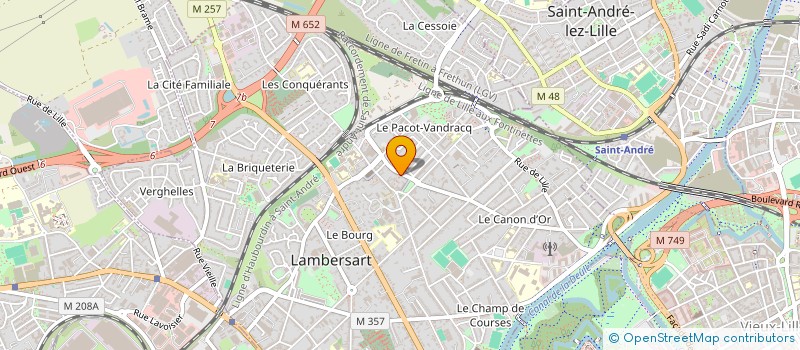 localisation de l'entreprise GIE WOLFFBAERT IMMOBILIER à LAMBERSART