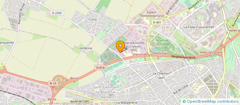 localisation de l'entreprise GIE YVES TESNIERE à CAEN