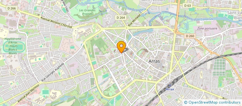 localisation de l'entreprise GIEA ARRAS à ARRAS