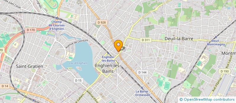 localisation de l'entreprise GIEA S  ENGHIEN LES BAINS