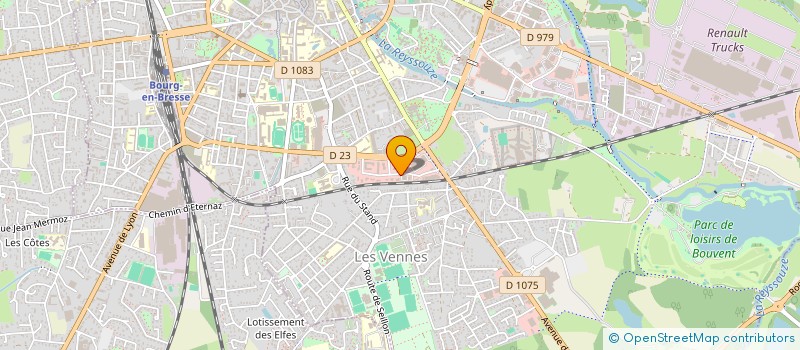 localisation de l'entreprise GIECC EXPERTS à BOURG-EN-BRESSE