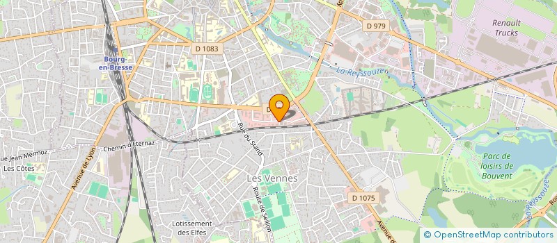 localisation de l'entreprise GIECC SARL à BOURG-EN-BRESSE