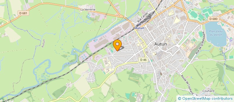 localisation de l'entreprise GIEE DE L'AUTUNOIS MORVAN  AUTUN