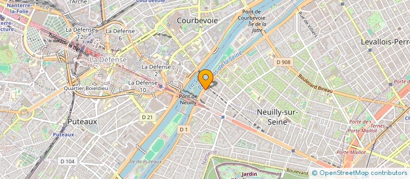 localisation de l'entreprise GIEEPA - GIE EDITION PHONOGRAPHIQUE à NEUILLY-SUR-SEINE