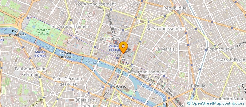 localisation de l'entreprise GIEF CONSULTANTS à PARIS