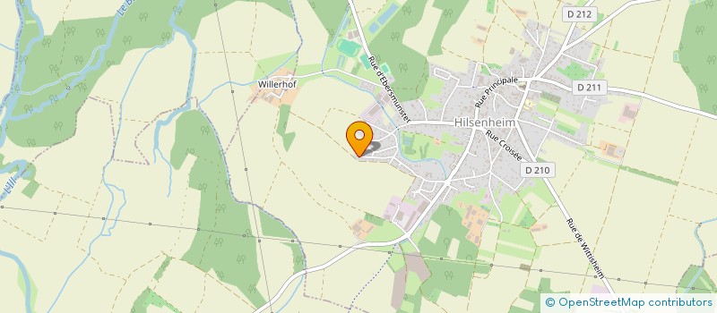 localisation de l'entreprise GIEGI  HILSENHEIM