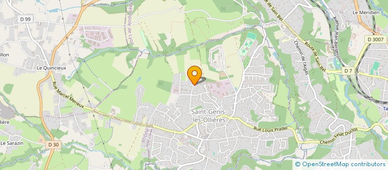 localisation de l'entreprise GIEL SCI  SAINT-GENIS-LES-OLLIERES