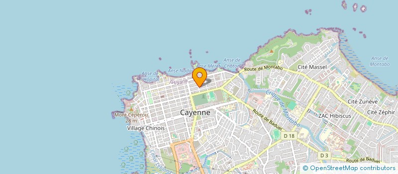 localisation de l'entreprise GIELY  CAYENNE