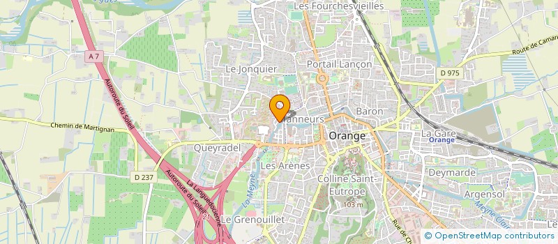 localisation de l'entreprise GIELY ET RANCHIN à ORANGE