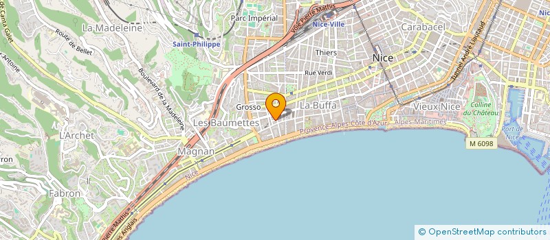 localisation de l'entreprise GIEMMECI 2 à NICE