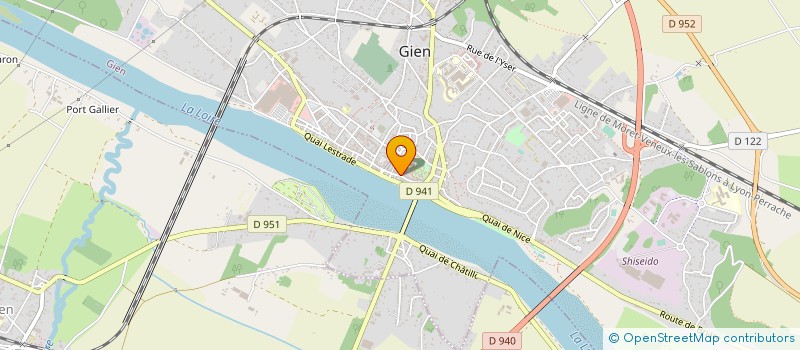 localisation de l'entreprise GIEN CONGRES à GIEN
