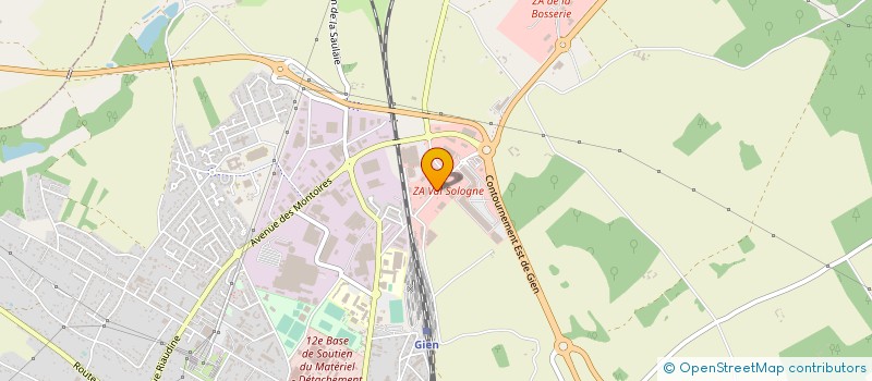 localisation de l'entreprise GIEN DIS à GIEN