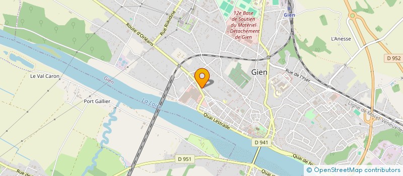 localisation de l'entreprise GIEN EN TRANSITION  GIEN