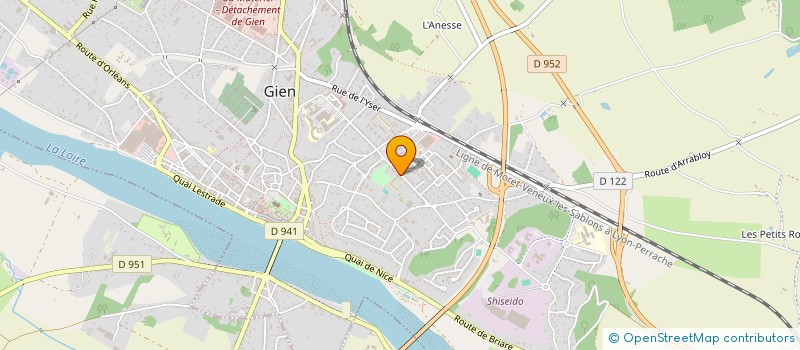 localisation de l'entreprise GIEN USEP à GIEN