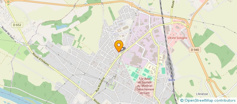 localisation de l'entreprise GIENNOIS EMPLOI à GIEN