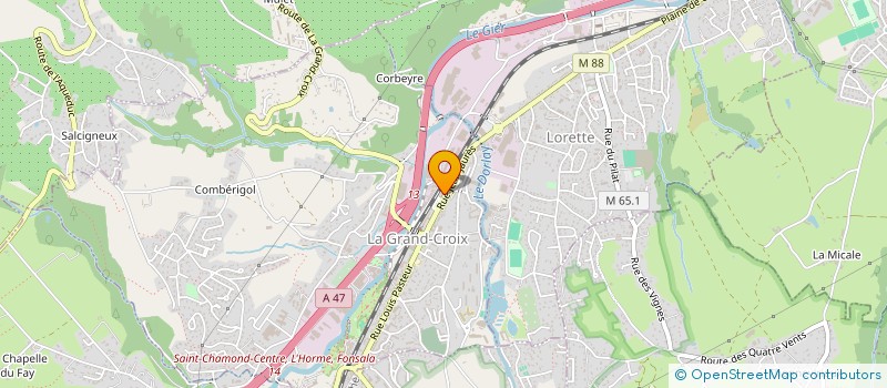 localisation de l'entreprise GIER LOGISTIQUE à LORETTE