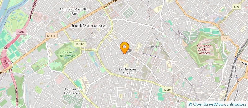 localisation de l'entreprise GIERENS IMMOBILIER à RUEIL-MALMAISON